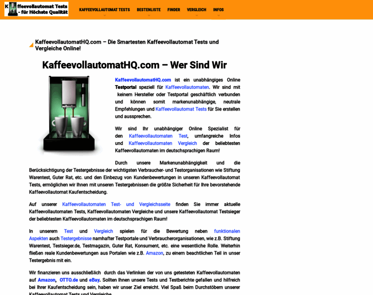 Kaffeevollautomathq.com thumbnail