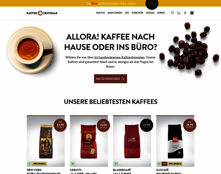 Kaffeezentrale.ch thumbnail