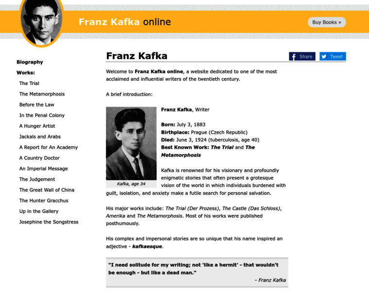 Kafka-online.info thumbnail