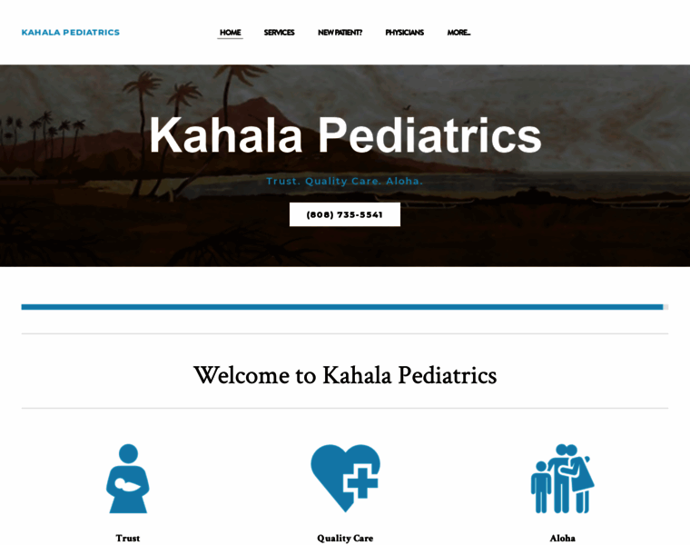 Kahalapediatrics.com thumbnail