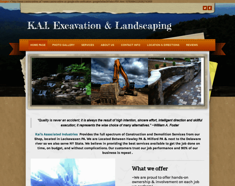Kaiexcavation.com thumbnail