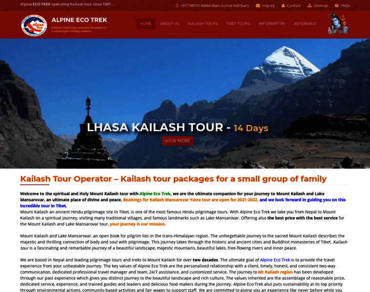 Kailashtourtrek.com thumbnail