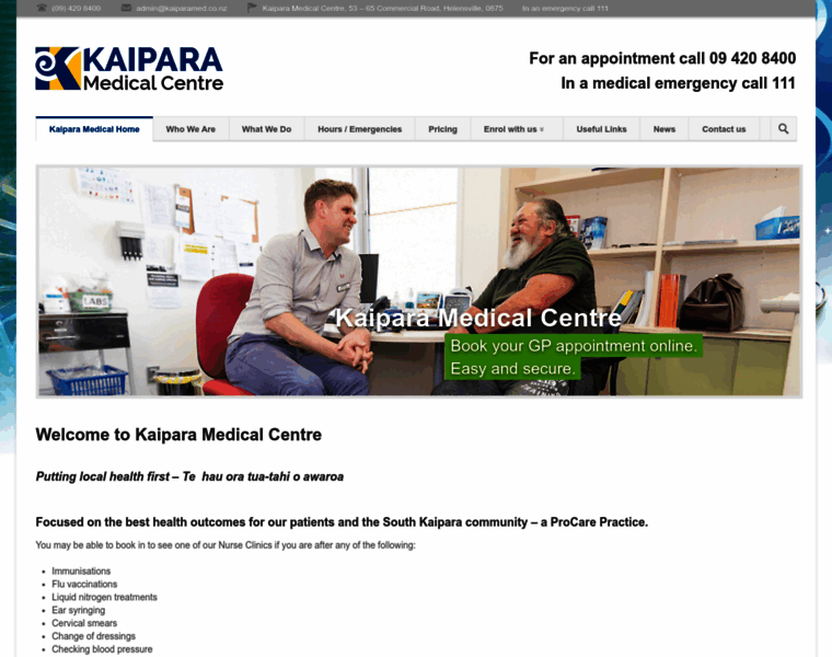 Kaiparamedicalcentre.co.nz thumbnail