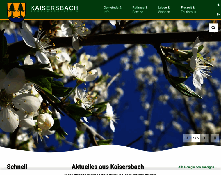 Kaisersbach.de thumbnail