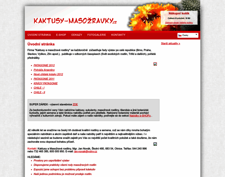 Kaktusy-masozravky.cz thumbnail Kaktusy-masozravky.cz thumbnail