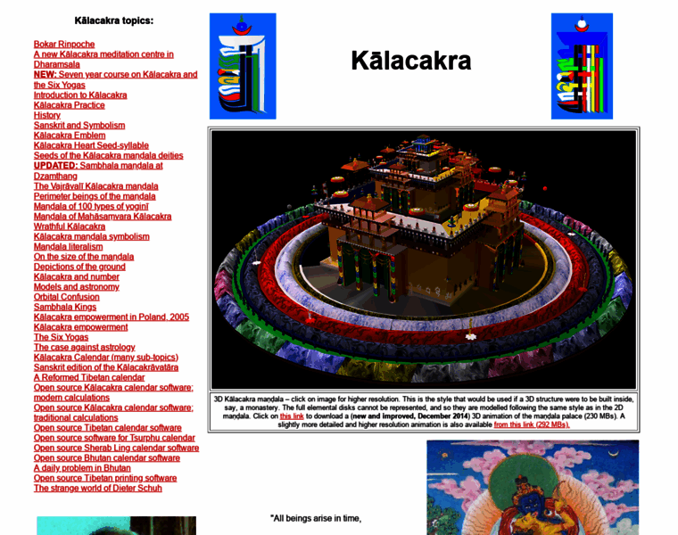 Kalacakra.org thumbnail