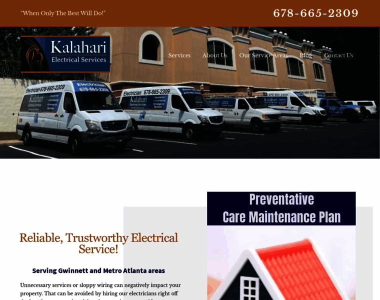Kalahari-electrical.com thumbnail