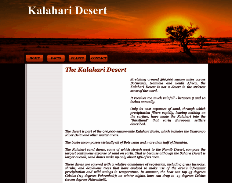 Kalaharidesert.net thumbnail