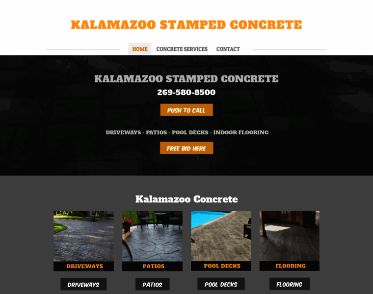 Kalamazoostampedconcrete.com thumbnail