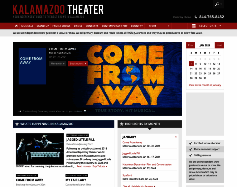 Kalamazootheater.com thumbnail