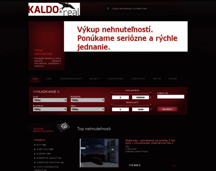 Kaldoreal.sk thumbnail