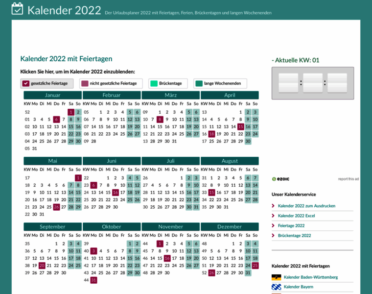 Kalender-2022.net thumbnail