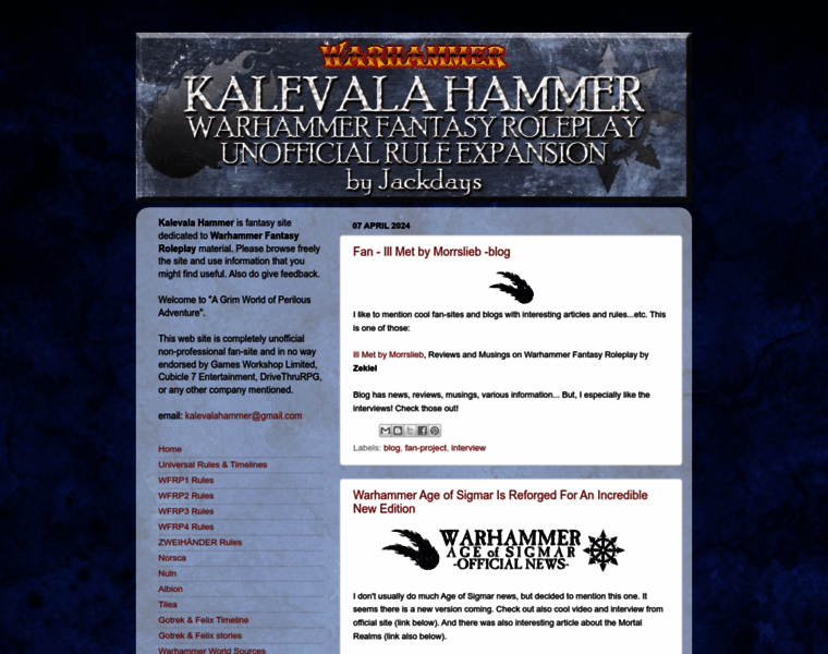Kalevalahammer.com thumbnail