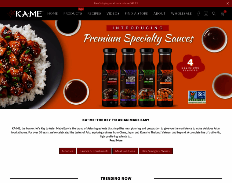 Kameasianfood.com thumbnail