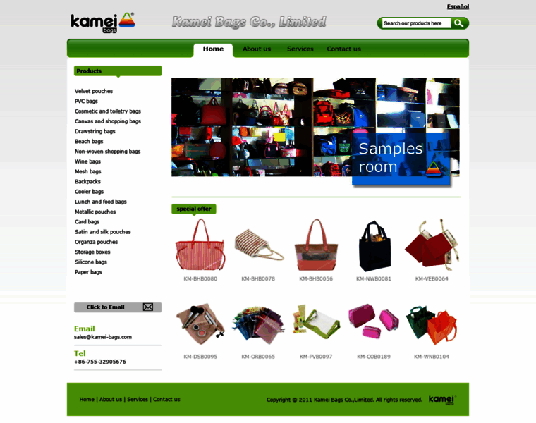 Kamei-bags.com thumbnail