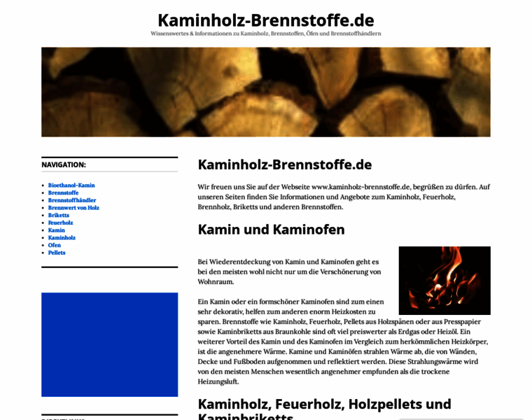 Kaminholz-brennstoffe.de thumbnail