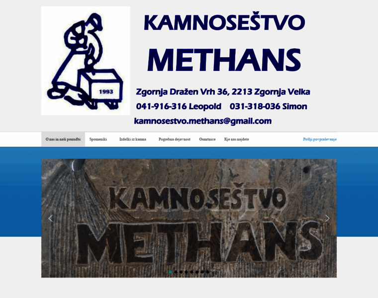 Kamnosestvo-methans.com thumbnail