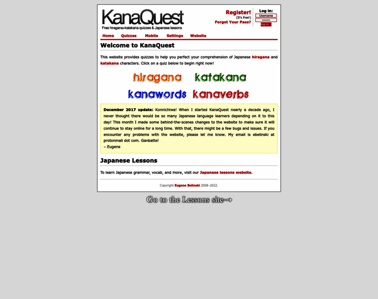 Kanaquest.com thumbnail