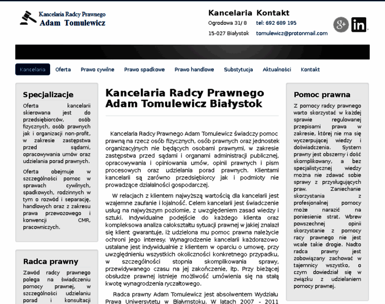 Kancelaria-tomulewicz.pl thumbnail