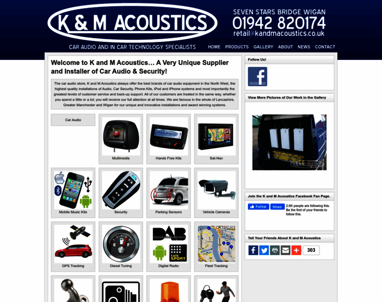 Kandmacoustics.co.uk thumbnail