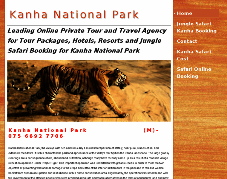 Kanhanationalpark.net thumbnail