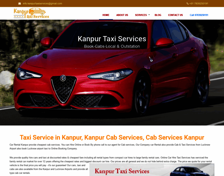Kanpurtaxiservices.in thumbnail