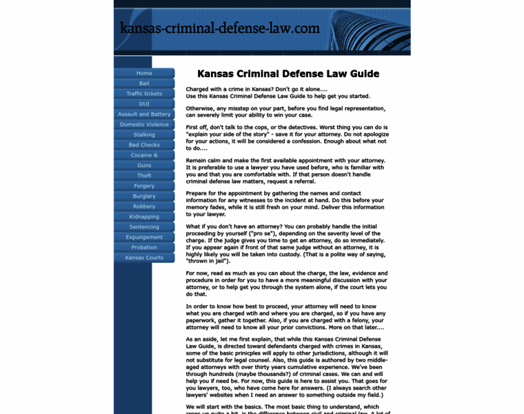 Kansas-criminal-defense-law.com thumbnail
