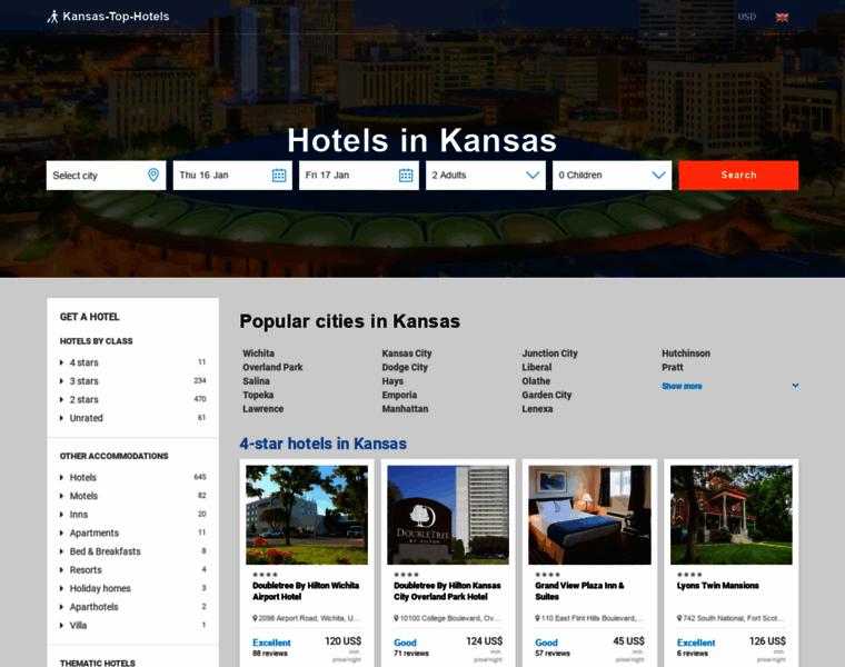 Kansas-top-hotels.com thumbnail
