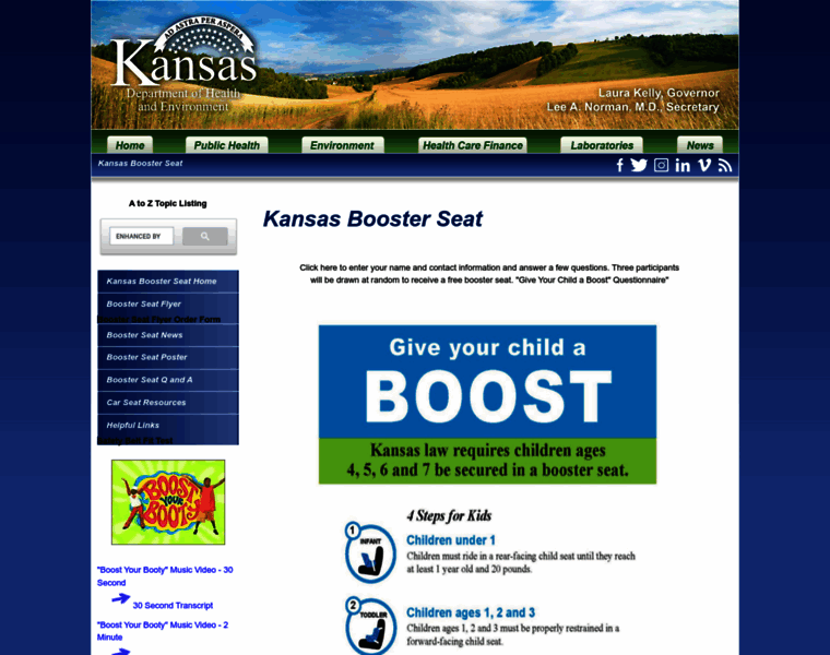 Kansasboosterseat.org thumbnail
