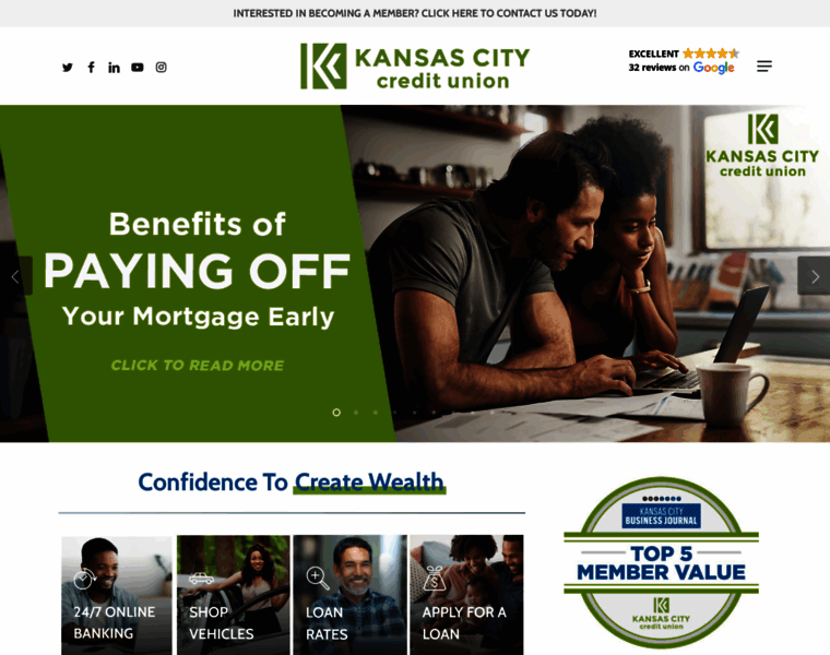 Kansascitycreditunion.com thumbnail