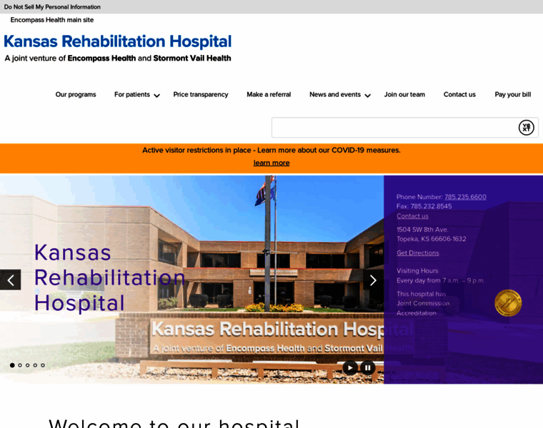 Kansasrehabhospital.com thumbnail