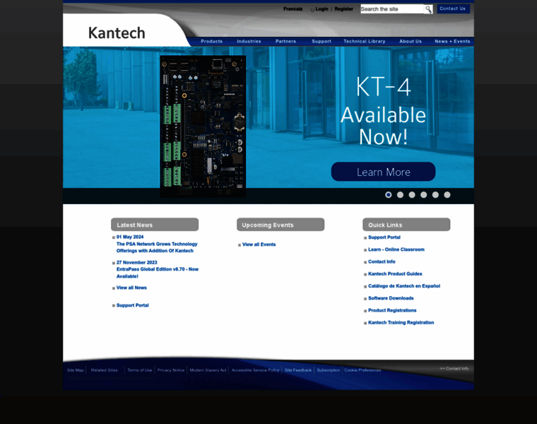 Kantech.com thumbnail