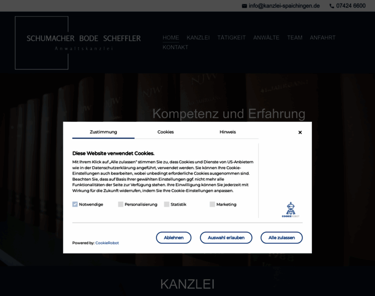 Kanzlei-spaichingen.de thumbnail