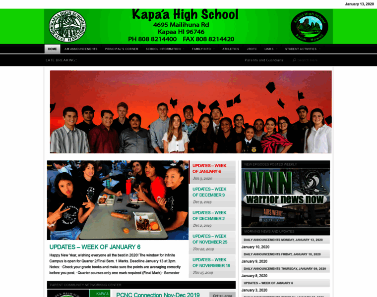 Kapaahighschool.net thumbnail