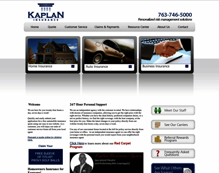 Kaplaninsuranceagency.com thumbnail