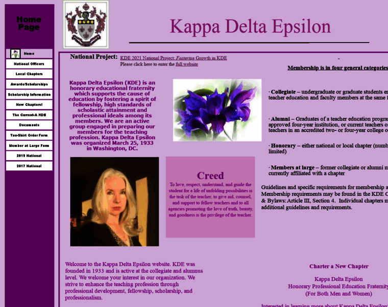 Kappadeltaepsilon.org thumbnail