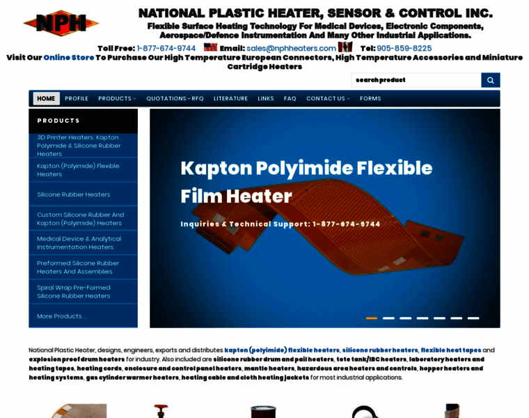 Kapton-silicone-flexible-heaters.com thumbnail