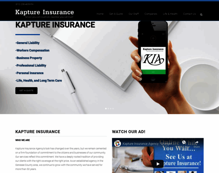 Kaptureinsurance.com thumbnail