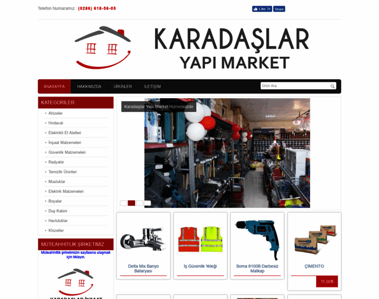 Karadaslaryapimarket.com thumbnail
