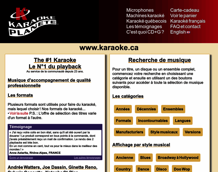 Karaoke.ca thumbnail