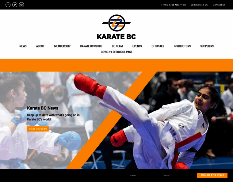 Karatebc.org thumbnail