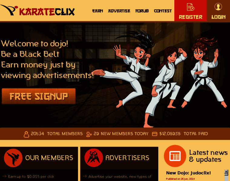 Karateclix.com thumbnail