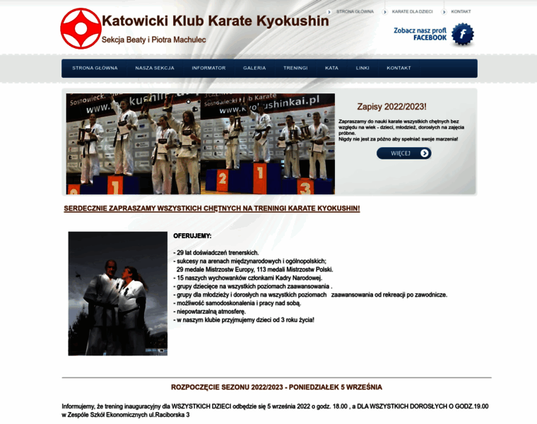 Karatekyokushinkatowice.pl thumbnail
