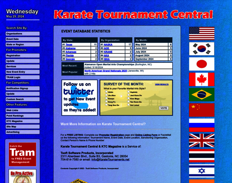 Karatetournaments.net thumbnail