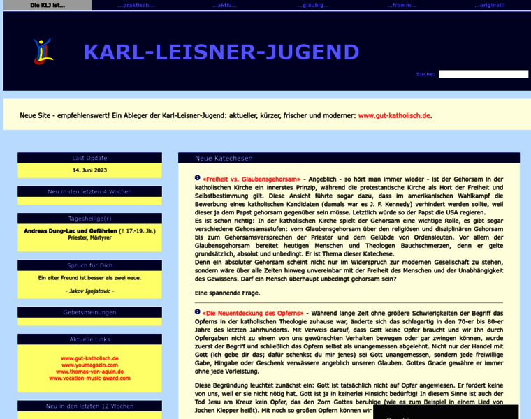 Karl-leisner-jugend.de thumbnail