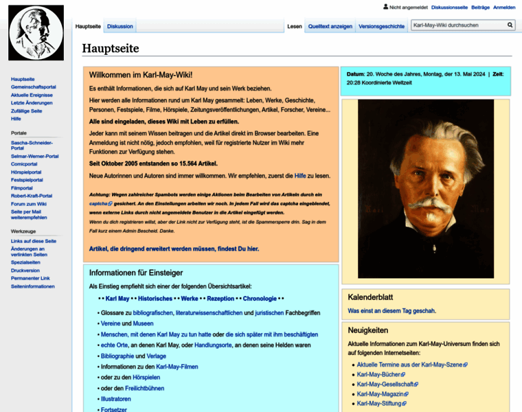 Karl-may-wiki.de thumbnail
