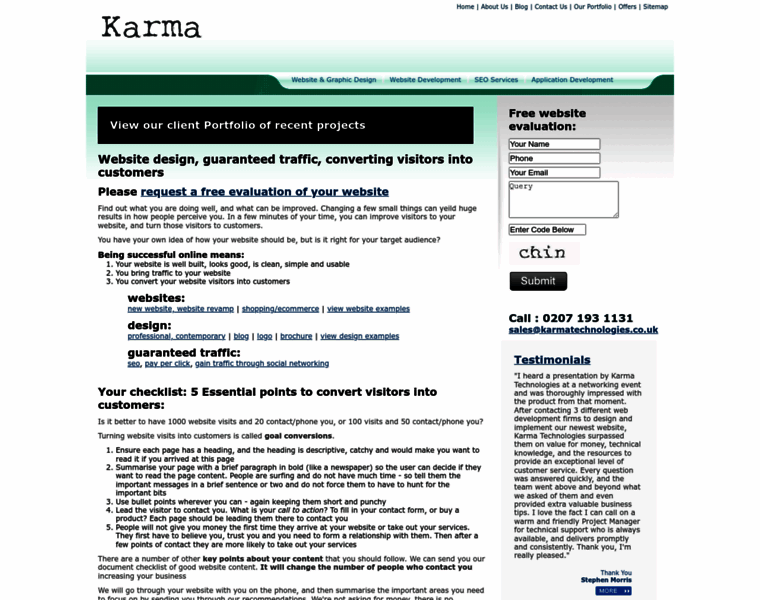 Karmatechnologies.co.uk thumbnail