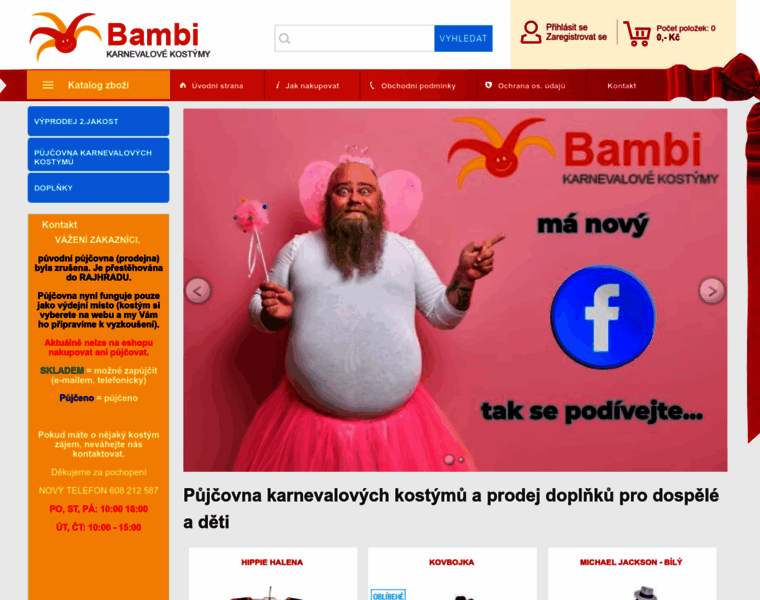 Karnevalove-kostymy-bambi.cz thumbnail