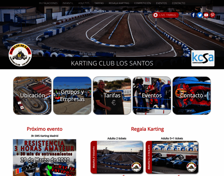 Kartingclublossantos.com thumbnail