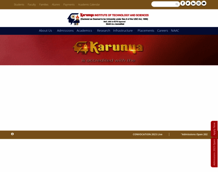 Karunya.ac.in thumbnail Karunya.ac.in thumbnail